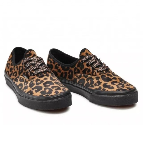 Other - Vans Big Kids Leopard Fur Casual Shoes